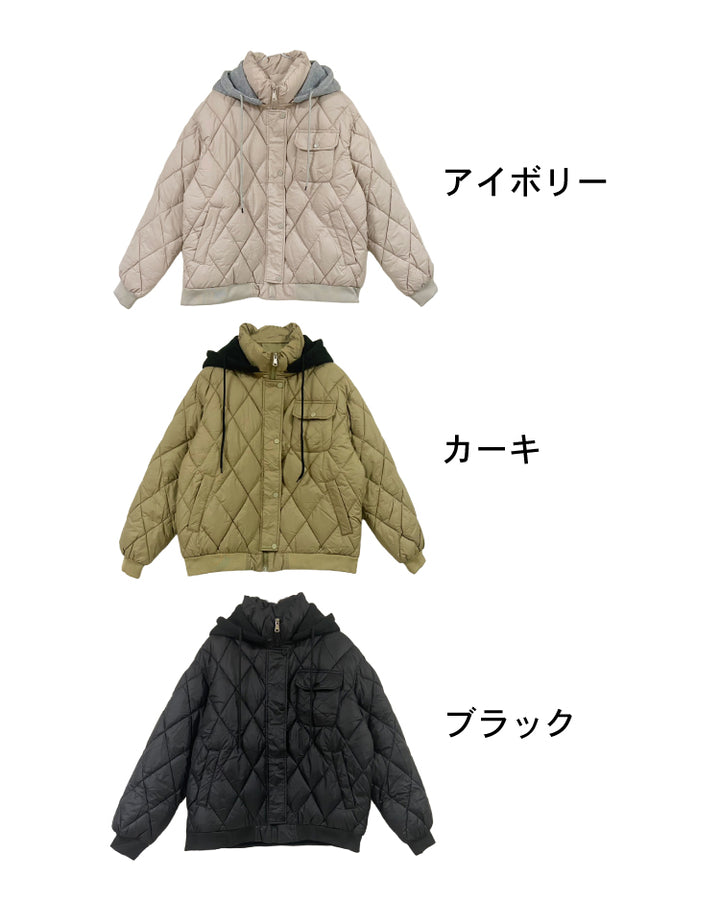 2WAYキルティングジャケット