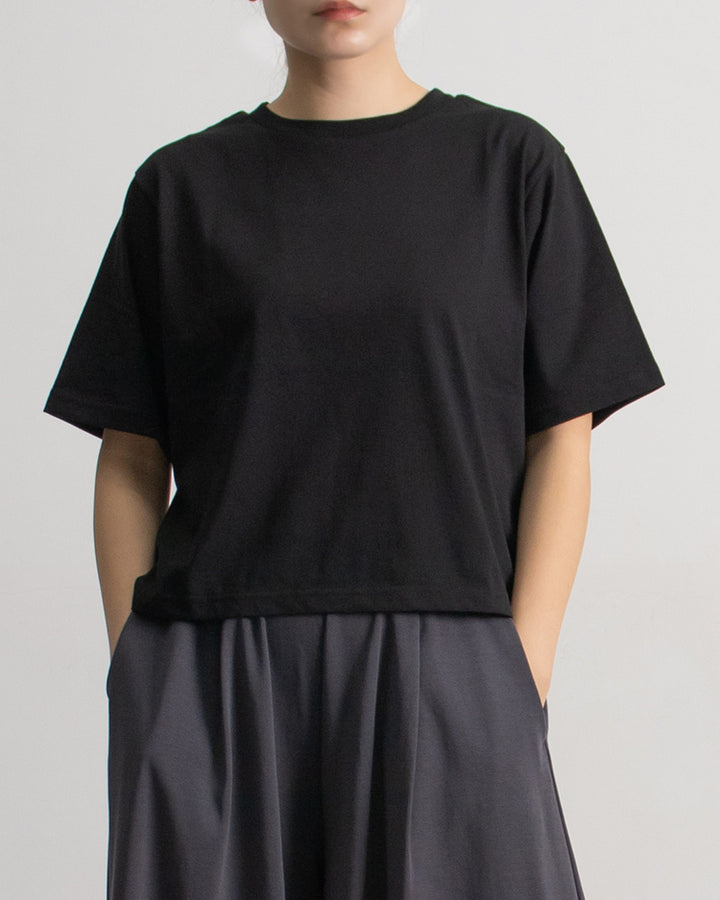 接触冷感レイヤードTシャツ レディース｜レース付き 3way 半袖 オーバーサイズ 体型カバー 春夏 大人カジュアル